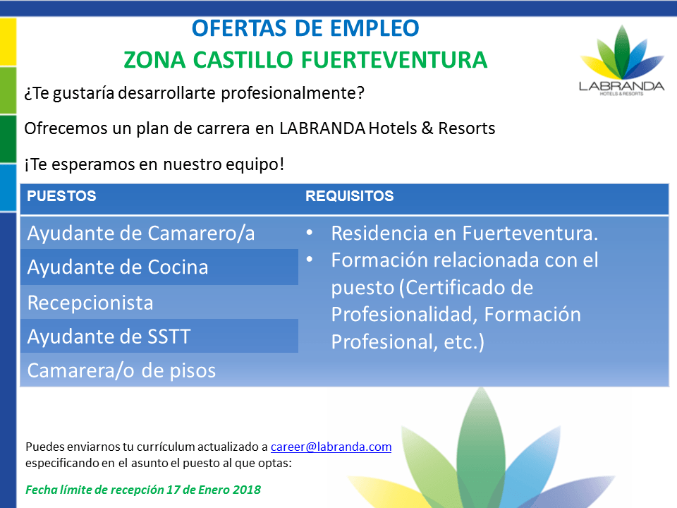 empleo en fuerteventura